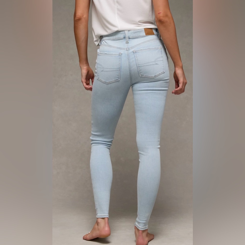 AMERICAN EAGLE Next Level High-Waisted Jegging Moonstone 16 - Picture 3 of 10
